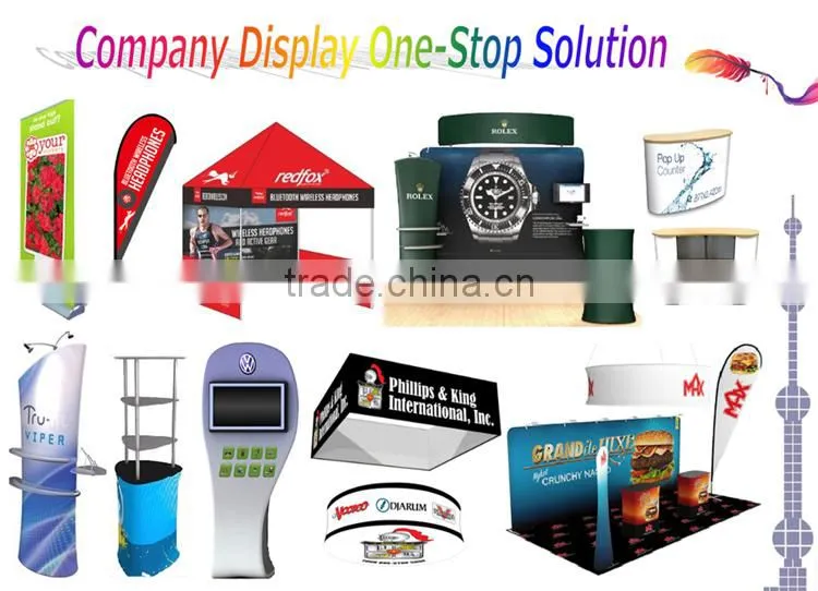 Flame Retardant Trade Show Stretch Polyester Table Cloth