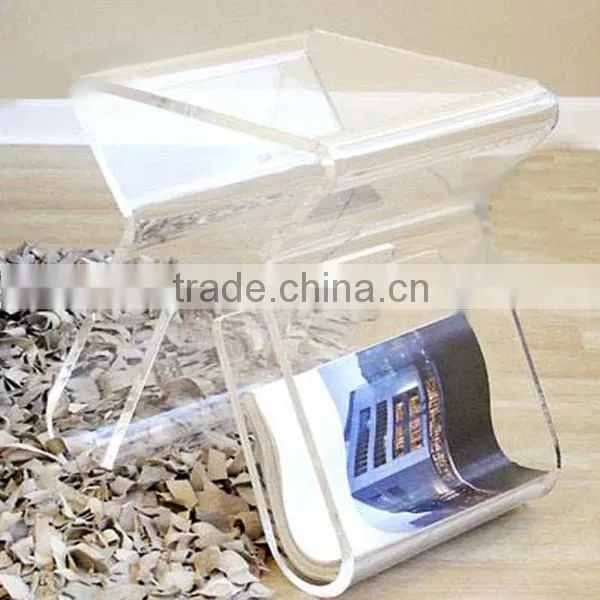 OEM/ODM stylish plexiglass fashion clear simple cheap acrylic coffee table