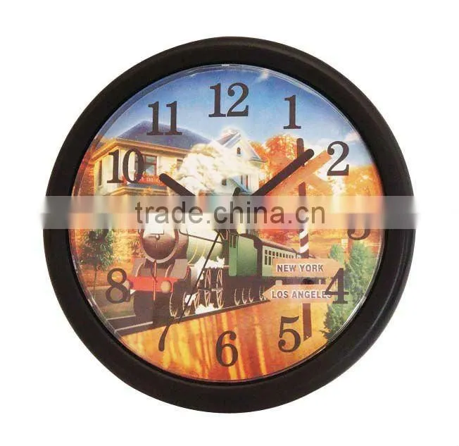 8 inch plastic clock Round Wall Clocks YZ-3521B