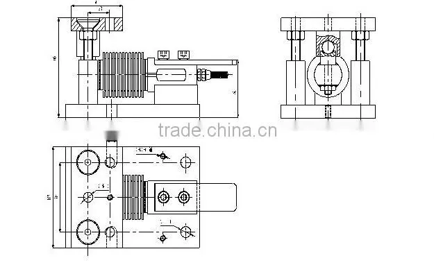 With high precision Weigh Modules /Silo Scale Part/Tank Load Cell with Top&Bottom Cups GS339-M