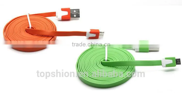 Alibaba express hot selling colorful for samsung micro usb charger cable, China Supplier