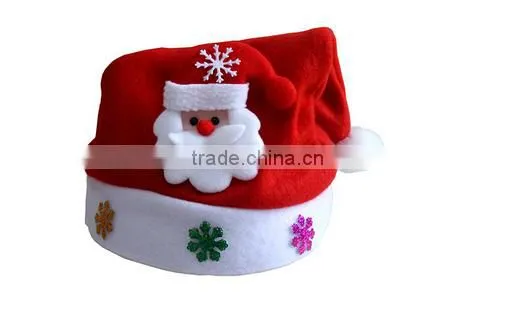 wholesale christmas decorations Woven snowman christmas hat