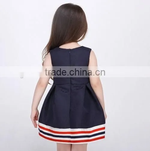 2016 Europe kids beautiful model dresses OEM selling Princess girl kids fashion dresses pictures