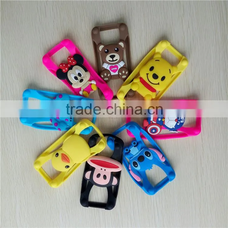 2015 new product for iphone 6 silicone case 3D cartoon silicone phone case