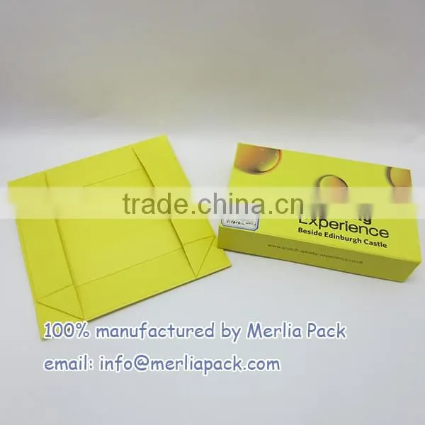 limited collections whisky box VIP voucher card cardboard collapsible box