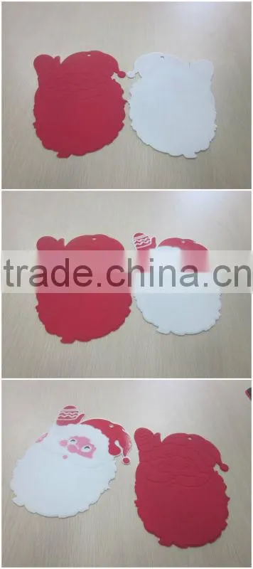 Fancy Christmas Santa shape Silicone mat