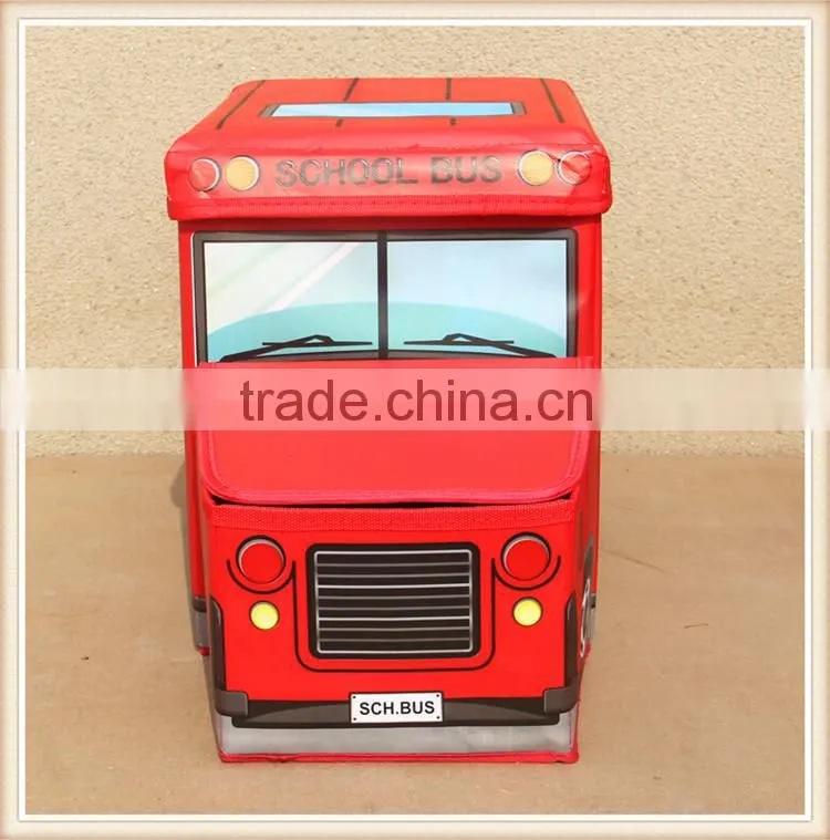 Car style printing child toy Storage Box