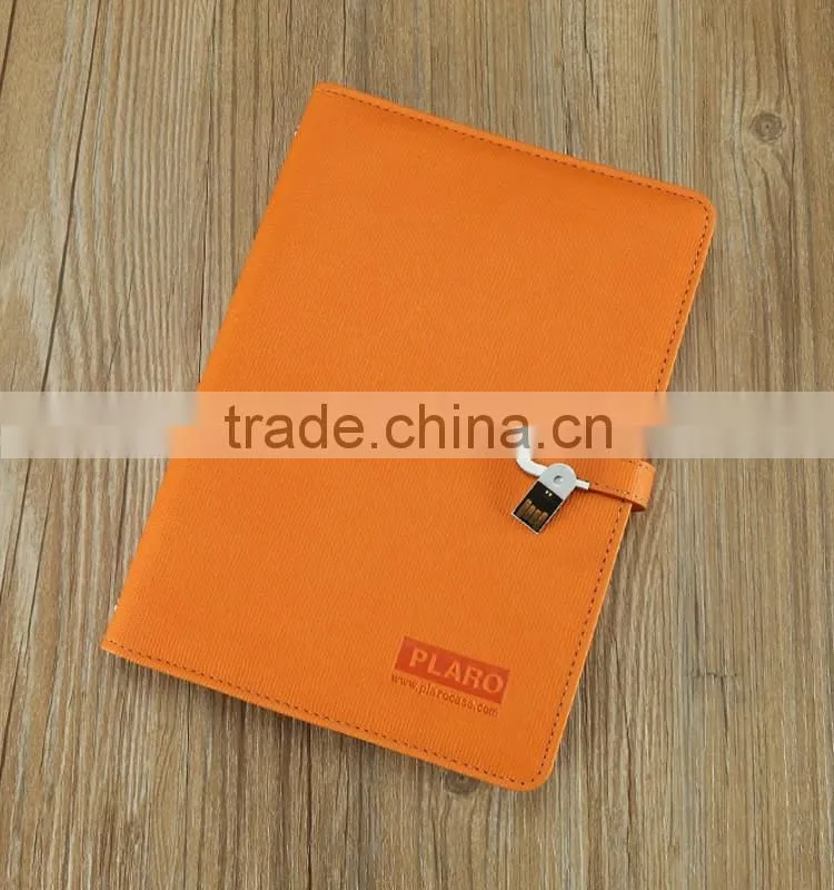 custom 6 ring PU faux custom notebook/leather note book
