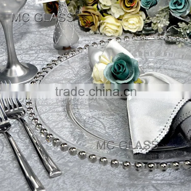 Wholesale Handmade Home Decoration Fancy sliver glass Champagne flute