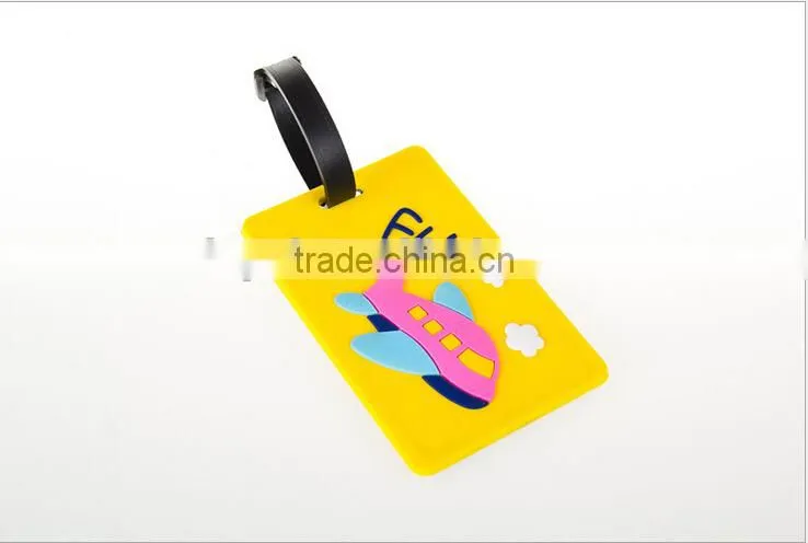 PVC soft plastic luggage tag