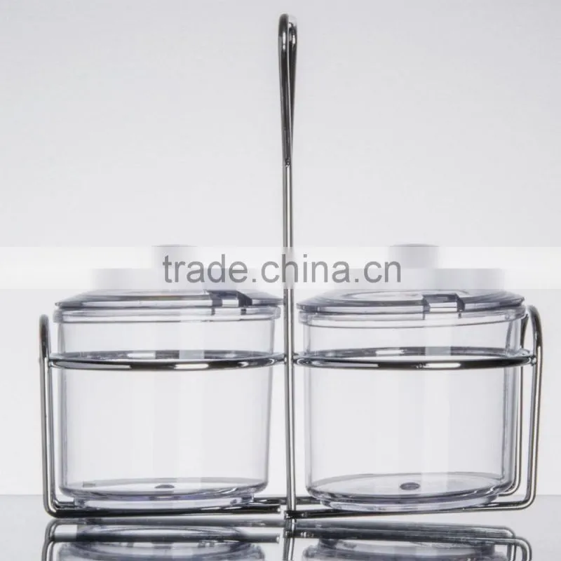2 Hole Wire Condiment Holder
