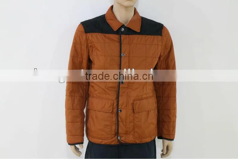 Men's Long Sleeve Orange Latest Fashion Jacket Antumn