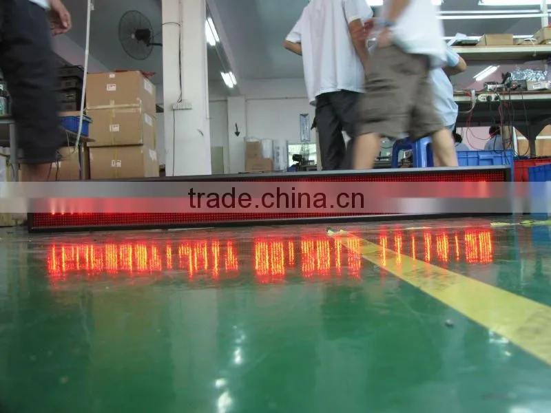 china suppier led factory price tri color outdoor programmable scrolling led sign