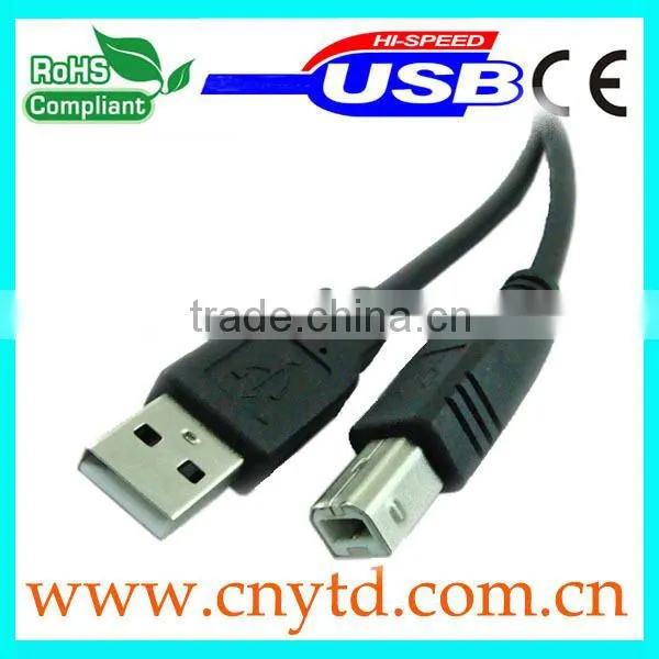 Good quality hot selling usb 2.0 cable usb am/bm cable