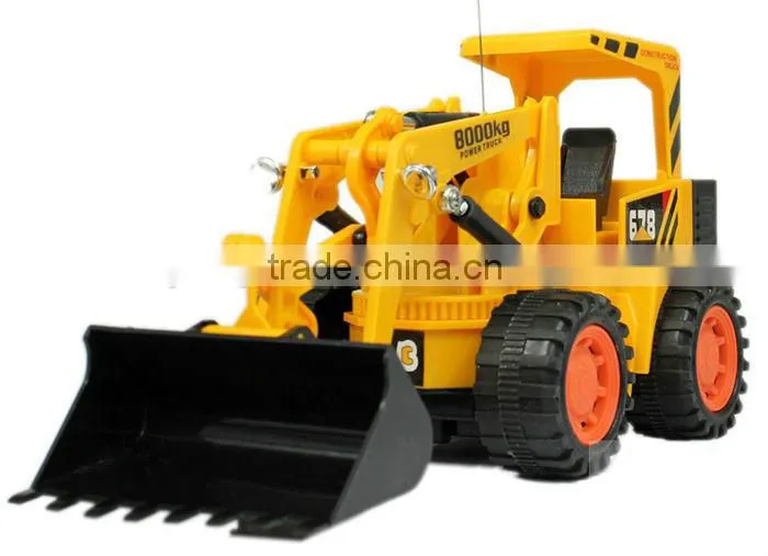 RC model bulldozer