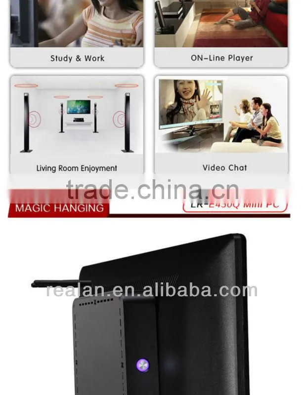 Mini PC Host, CPU: AMD-T56N high-speed dual-core
