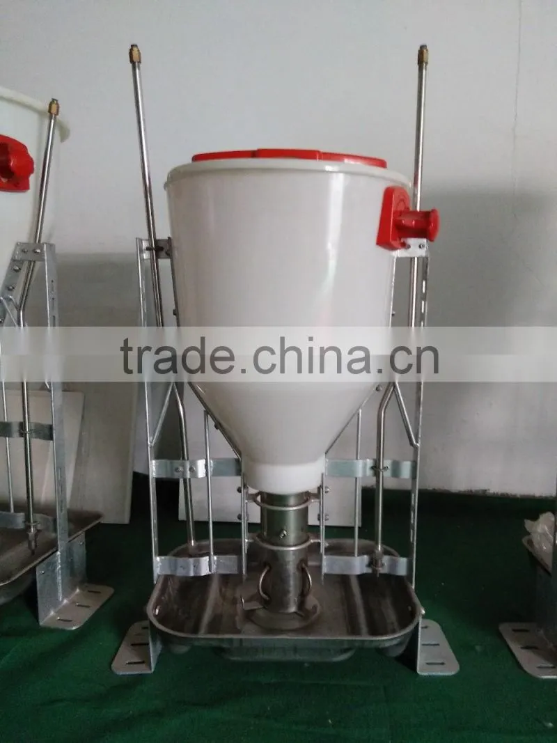 Automatic dry-wet pig feeder