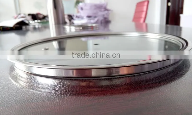 flat glass lid for cookware pan