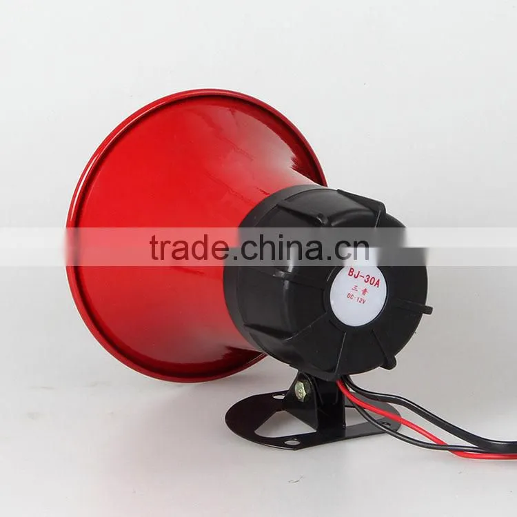 fire truck siren alarm horn speaker buzzer dc 12v/24v BJ-30