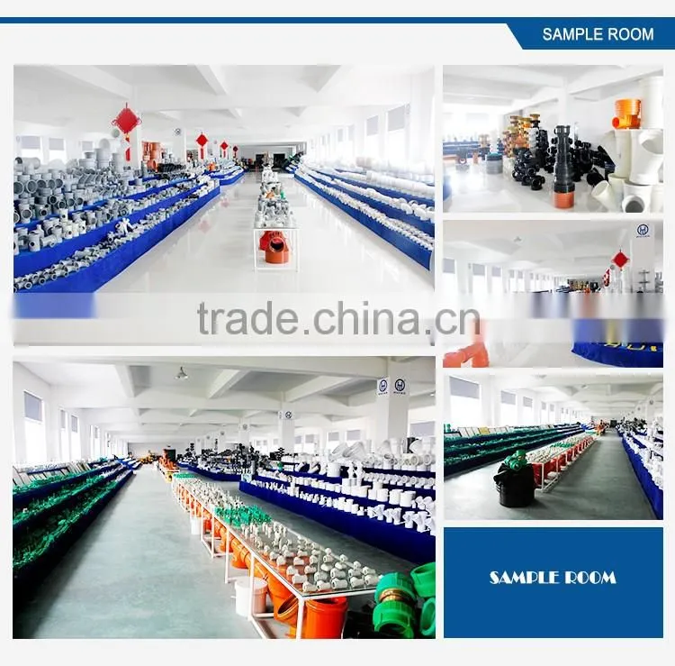 PVC material swept reduced tee pipe fitting mould