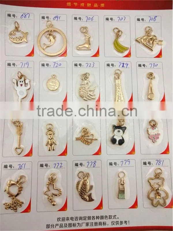 Fashion design good plating zipper puller