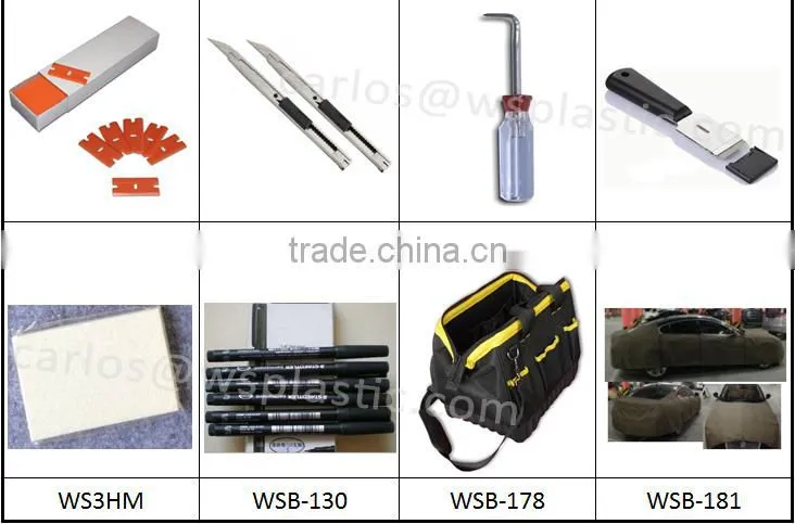car window tint film tools