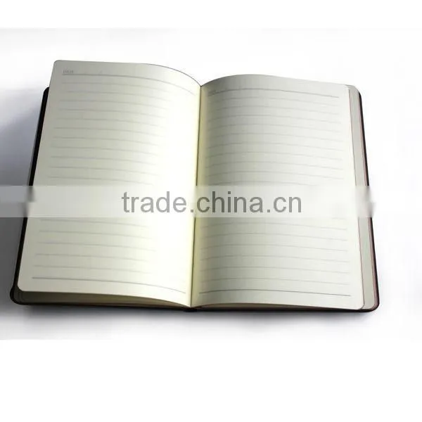 High quality soft PU leather notebooks embosswed for promotional