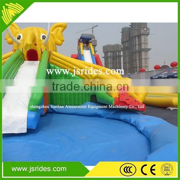 Giant water slide / Commercial inflatable slide for water park