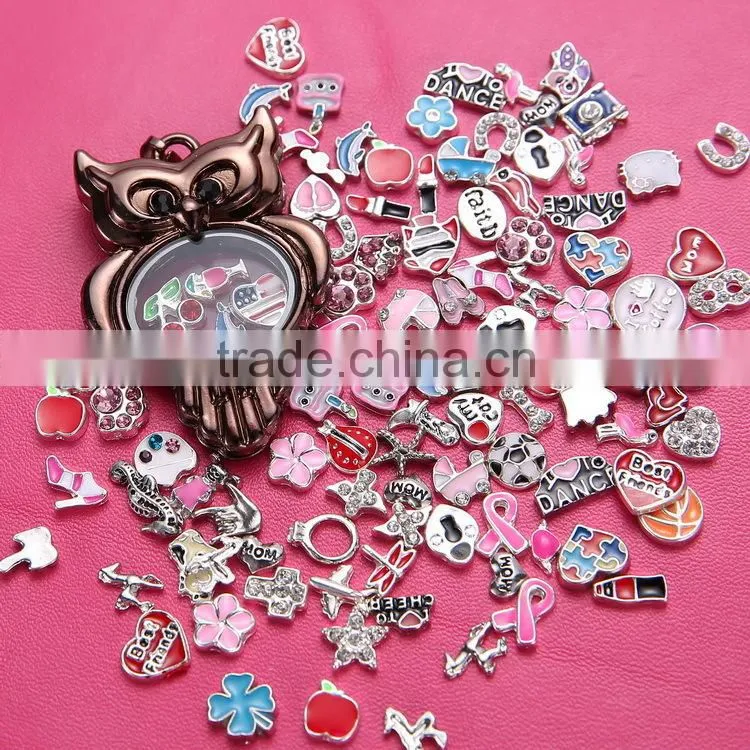 best sell fancy floating charm locket perfume locket