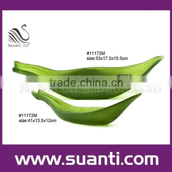 Polyresin tray for fruit
