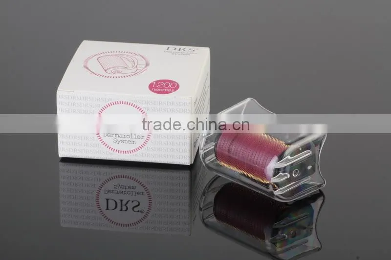 POPULAR replaceable Titanium 1200 + 600 needles derma roller package set