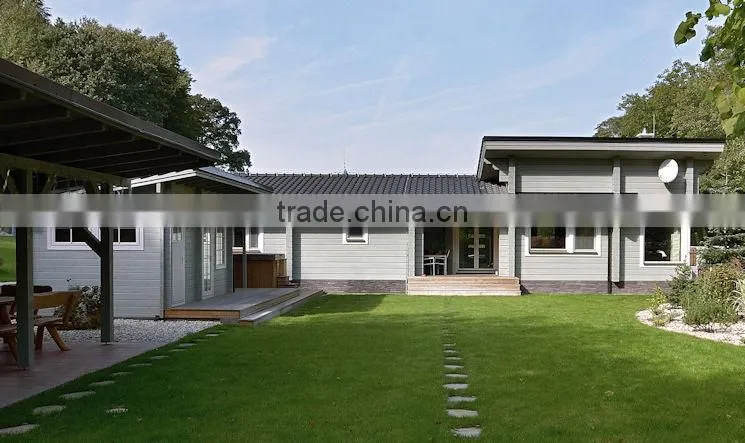 graceful living wooden house