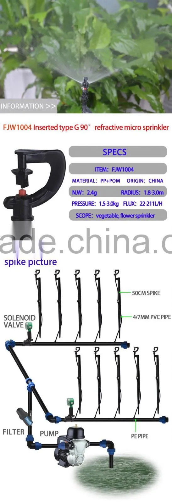 agricultural sprinkler irrigation system,hot sale sprinkler,high quality