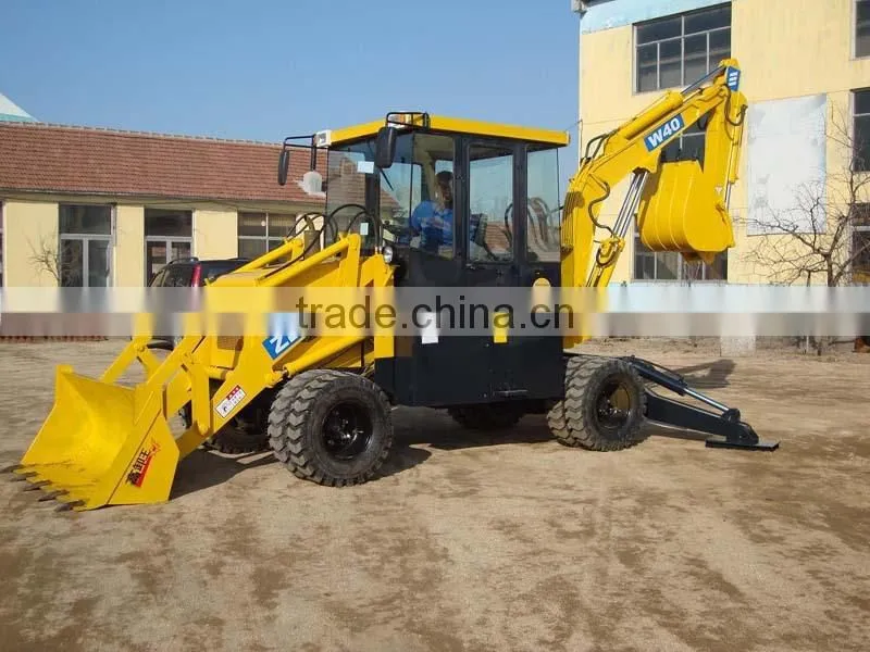 WZ40-16 mini wheel backhoe loader , small backhoe loader for sale 2015 good performence!