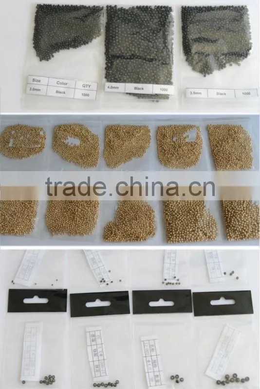 Galvanized Gold Tungsten Slot Beads