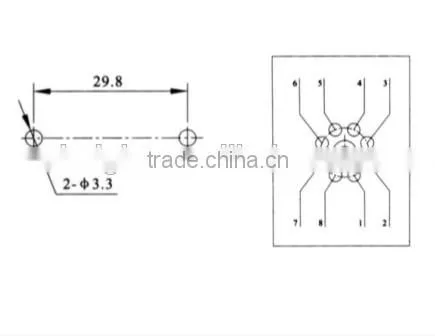 HEIGTHT ORMON MX78755 relay base socket MX78755 Relay Socket