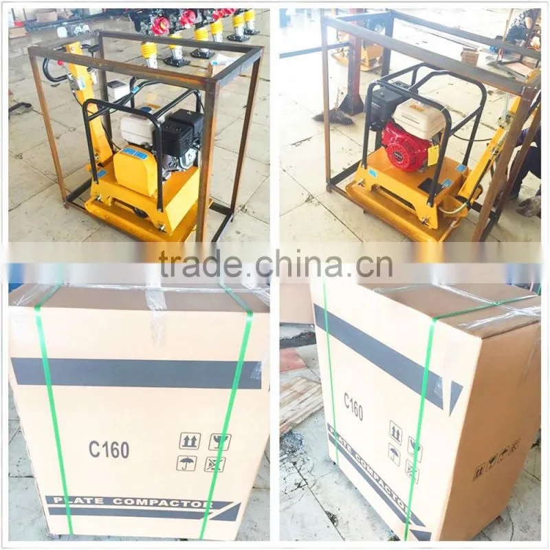 Customized Model SC160 B Bi- direction Gasoline Engine Powered Protable 9HP Soil Plate compactor