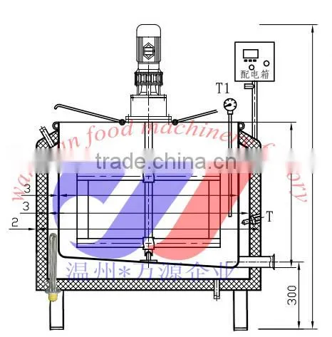 milk batch pasteurizer tank cream pasteurizer