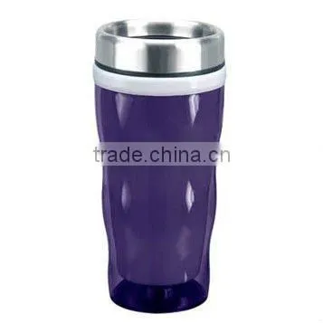 Tumbler thermos Chinese type Auto mug Bell Single wall Eco-friendly auto travel cup mug with handle