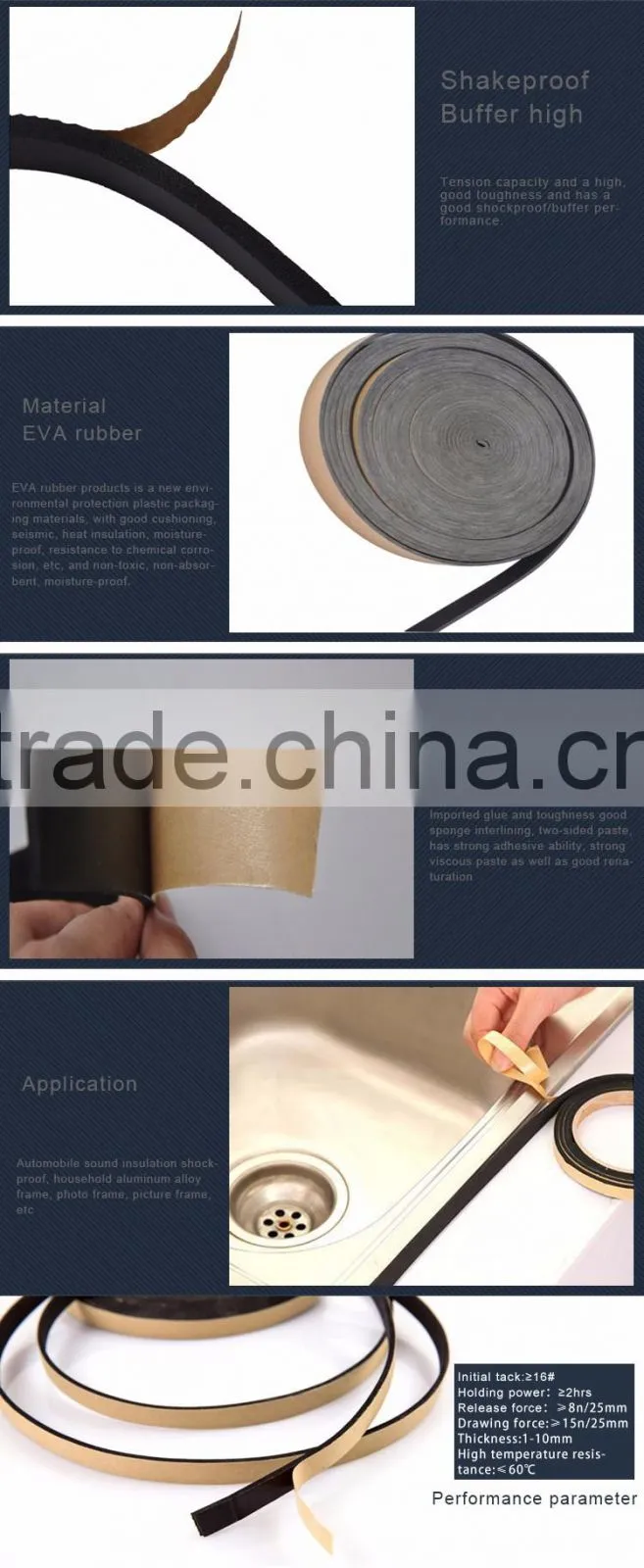 Sponge Neoprene With Adhesive layer