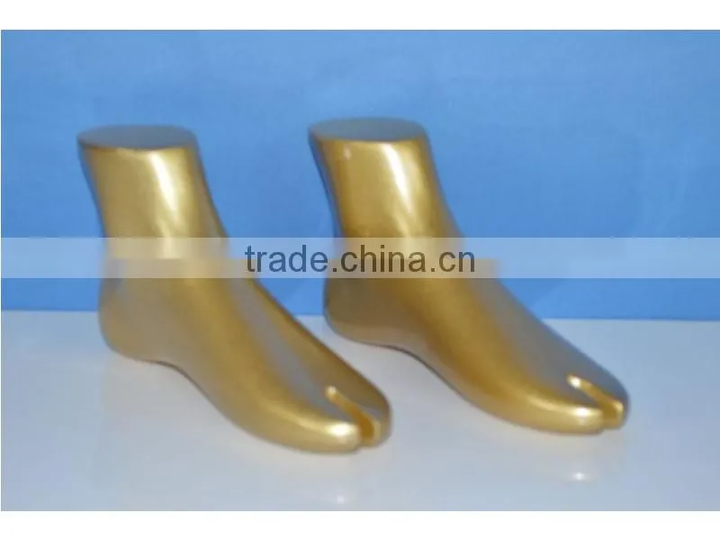 hot sale transparent fiberglass foot mannequin for display