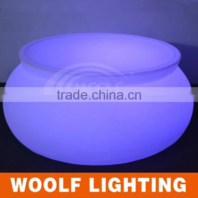 Club Bar Used LED Light Illuminated Tea Coffee Table