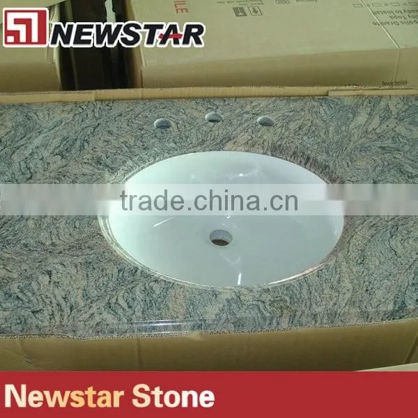 Surface granite vanity tops with single sink