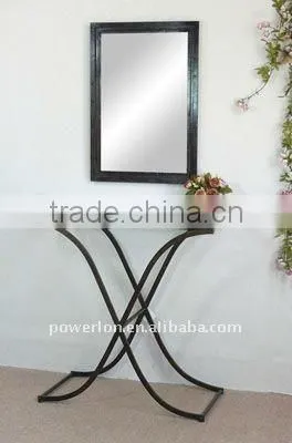 2011 New metal wall mirror frame with table