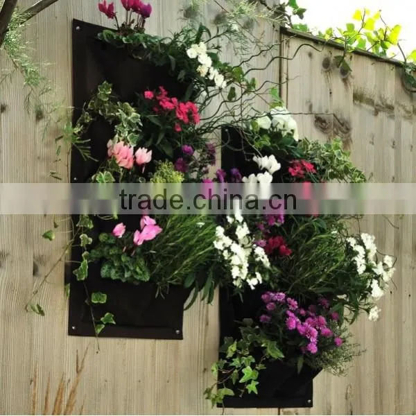 Wholesale Hanging Planter Bag,felt wall hanging pocket planter