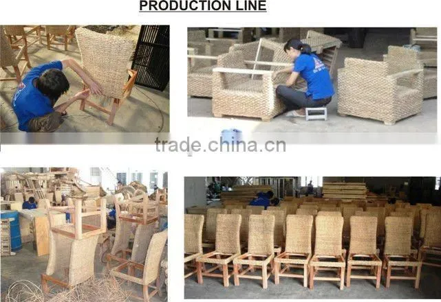 Water Hyacinth Rattan Bedroom Furniture