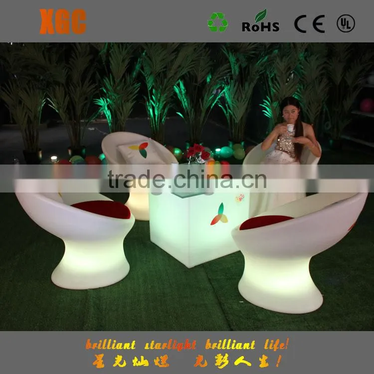 Bar tables lighting, glow table 4 pcs a set