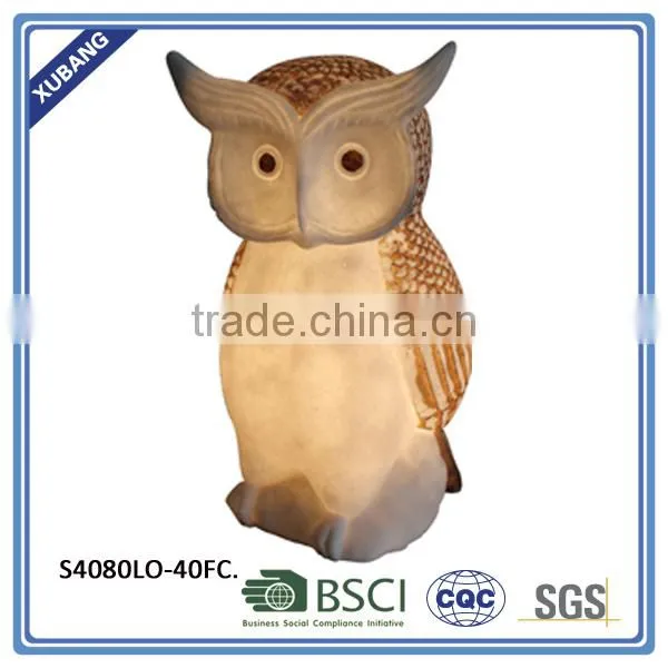 polyresin animal gardenn lights for outdoor decor