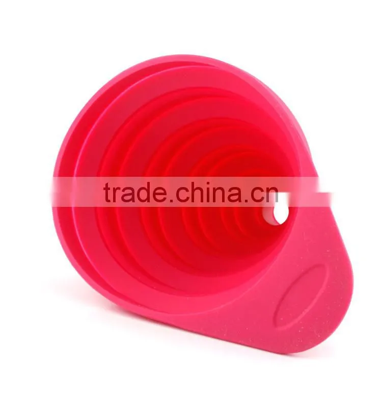 2015 new flexible heat resistant jam funnel for jam making