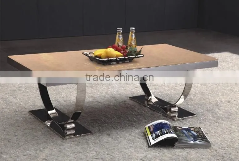 C8026 living room marble center table set for home using